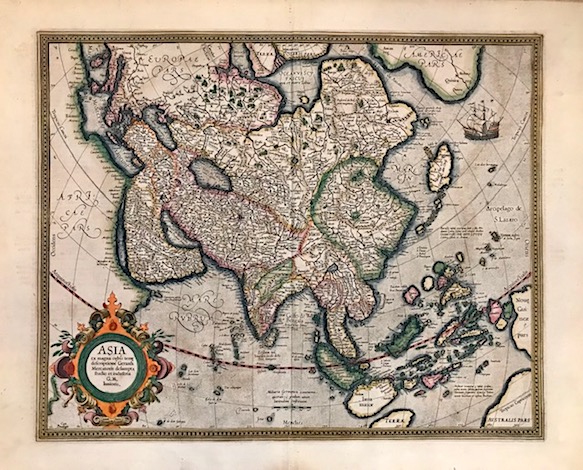 Mercator Gerard (1512-1594) Asia ex magna Orbis Terre descriptione Gerardi Mercatoris desumpta, Studio et Industria G.M. Iunioris 1613 Amsterdam